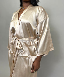 Silk robe