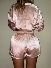 Load image into Gallery viewer, Blush Pink Satin shorts
