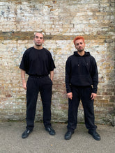 Load image into Gallery viewer, Black mens staple luxe joggers
