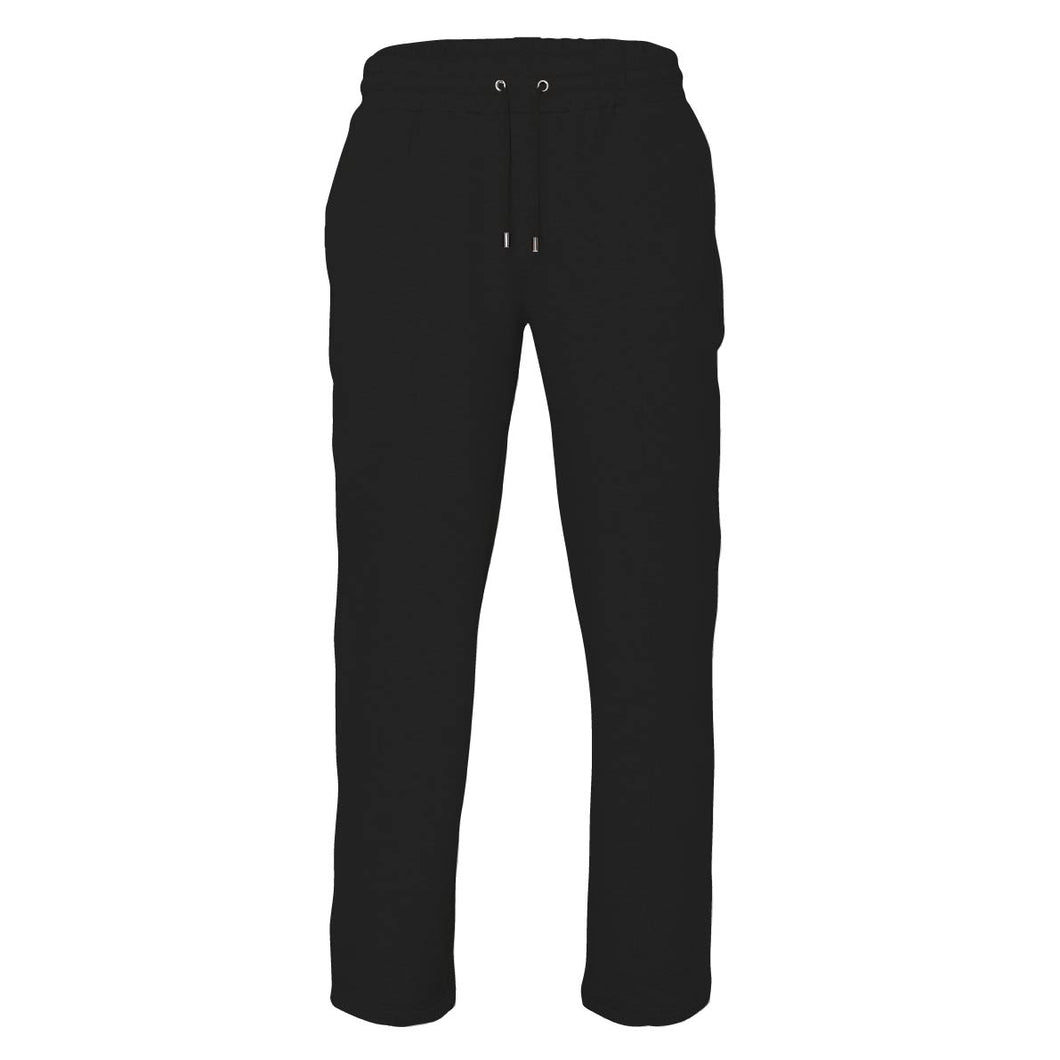 Black womens low rise cotton relaxed joggers